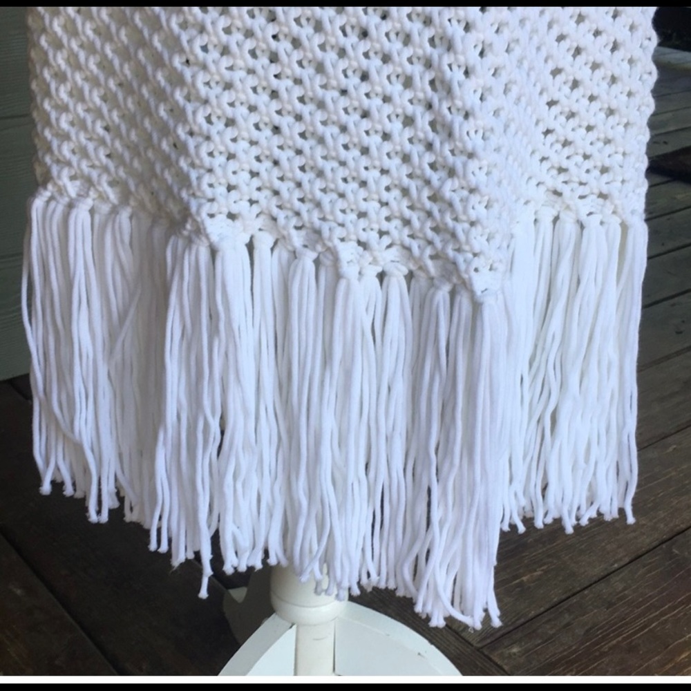 Michael Kors crocheted white fringe dress - Picture 7 of 8